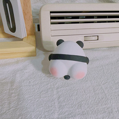 Chinese style cute panda car air outlet perfume aromatherapy car interior decoration