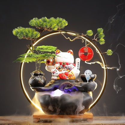 Flowing Water Generates Wealth In Home Decoration Ornaments