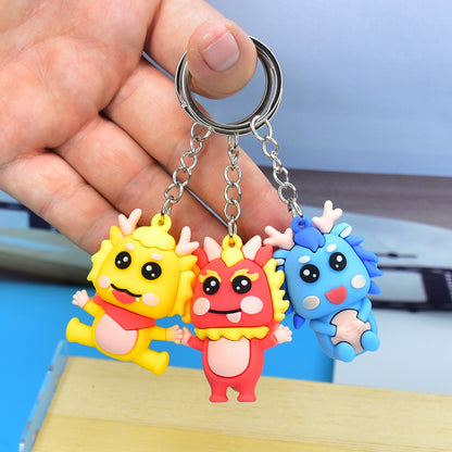 Wacky Style Creative Gift Cute Dragon Keychain