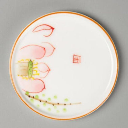 Hand-painted ceramic Chinese style handmade coasters