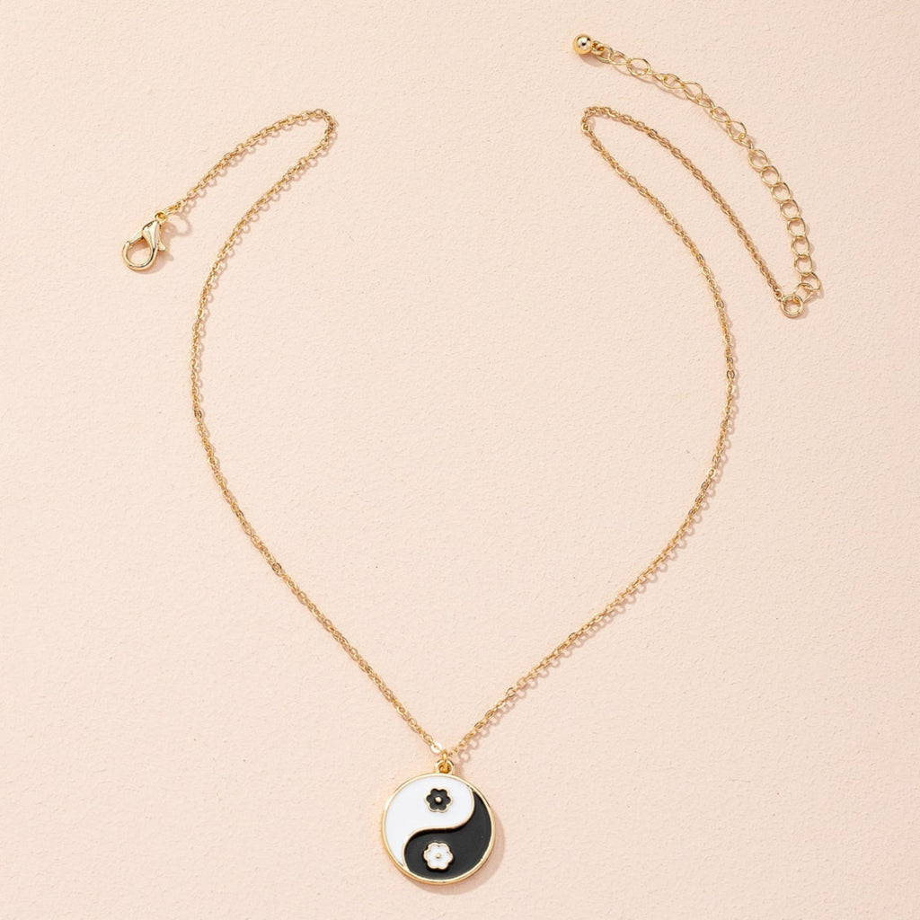 Tai Chi Bagua Necklace for Women Collarbone Chain