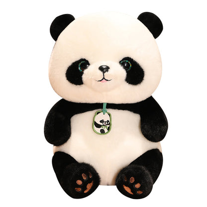 New Cute Giant Panda Mascot Plush Puppet And Doll