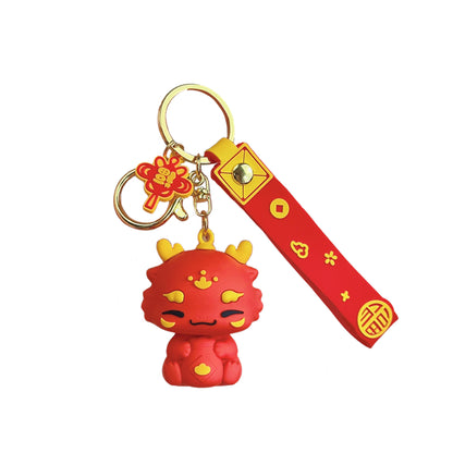 Fashions Joyful Chinese Loong Couple Gift Keychain