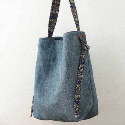 Canvas shoulder bag