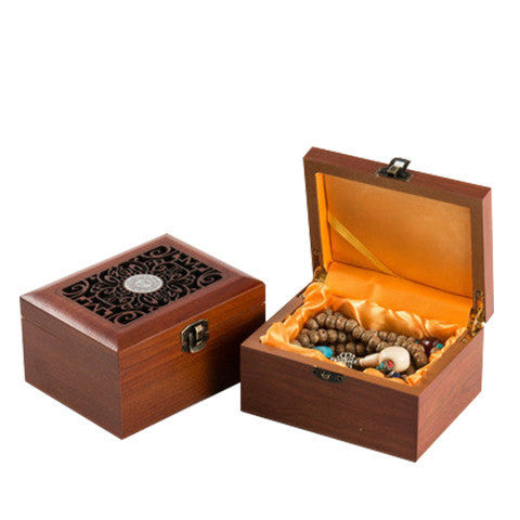 Jewelry Box Wooden Buddha Beads Bracelet Box