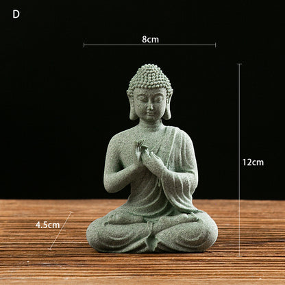 Creative entrance Zen new Chinese style home Buddha statue decoration