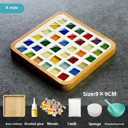 Mosaic Coaster Diy Material Package