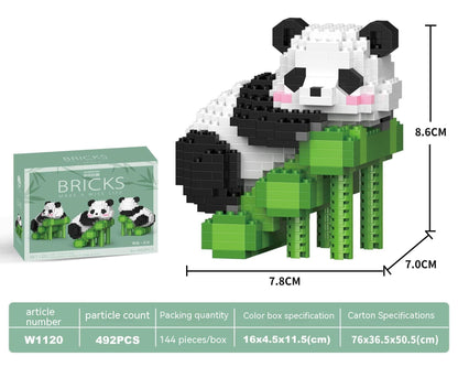 Giant Panda National Treasure Building Blocks Toys