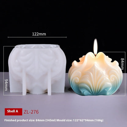 Ocean Shell Scented Candle Creative Handmade Gift Silicone Molds-5