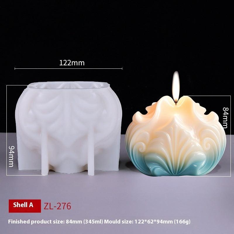 Ocean Shell Scented Candle Creative Handmade Gift Silicone Molds-5