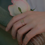 Vintage Pearl Hetian Jade Double Layer Adjustable Ring