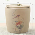 Zisha Rough Pottery Sealed Tea Caddy Moisture-proof Household