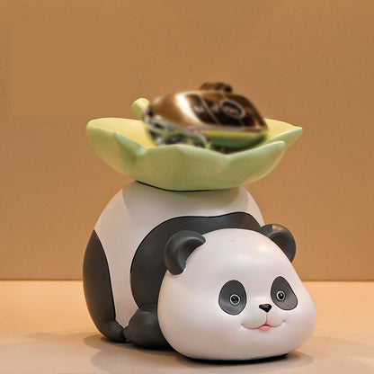 Panda Entrance Storage Tray Living Room Decoration