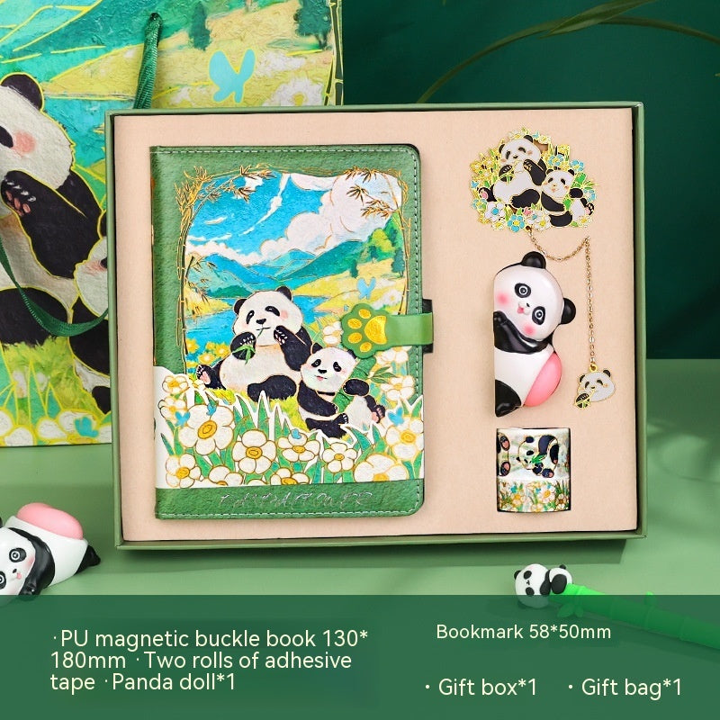 Creative Cartoon National Treasure Panda Bookmark Pendant Alloy Cultural And Creative Supplies