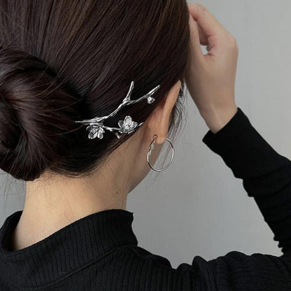 Plum Blossom Metal Hairpin Chinese Flower Special-interest Design Hair Accessories