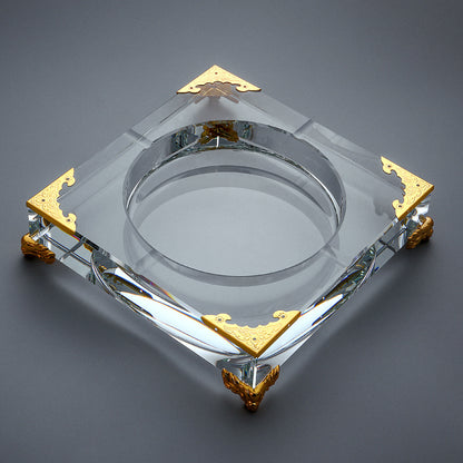 Luxury Crystal Glass Ashtray Creative Personality Trend