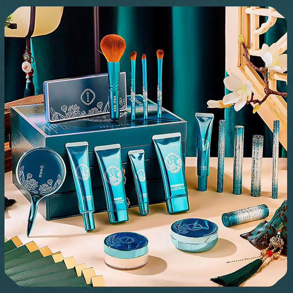 Qingheyun Makeup 18-piece Drawer-Style Gift Box Set-4