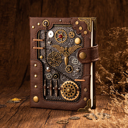 European retro personality steampunk creative notebook