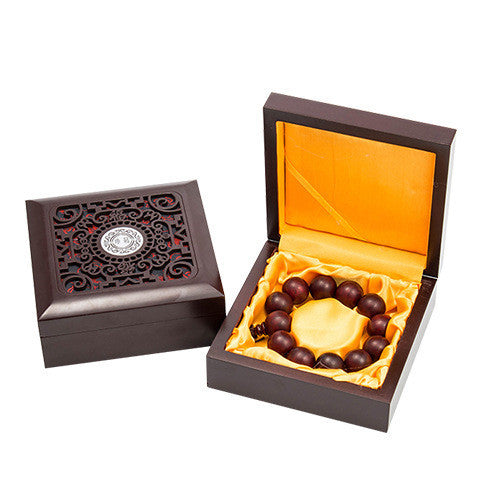 Jewelry Box Wooden Buddha Beads Bracelet Box