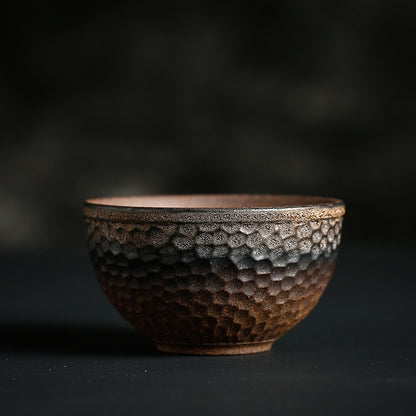 Handmade Coarse Pottery Master Cup New Chinese Style Ceramic Cup