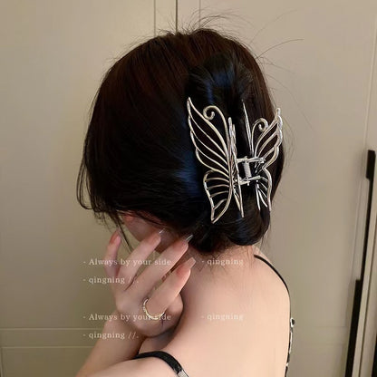 Simple And Versatile Large Back Bow Hairpin