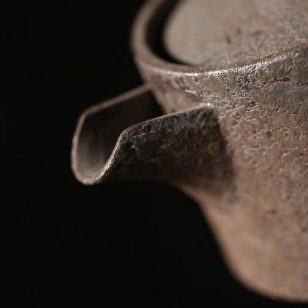 Vintage Rust Glaze Hand Brewed Tea Teapot