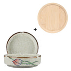 Chinese Style Fish Picture Retro Ashtray Ceramic Creative