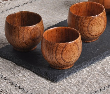 Wooden Tea Set Small Wooden Cup Small Teacup Environmental Protection Wooden Cup Set