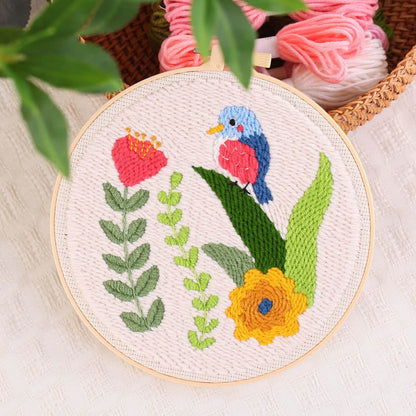 Handmade Embroidery Diy Poke Embroidery Material Package