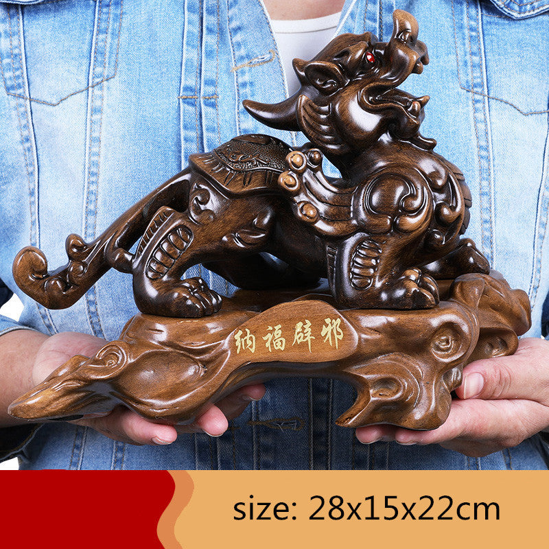 Lucky Fortune Feng Shui Living Room Office Decorations Pixiu Ornament