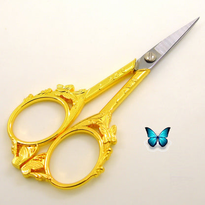 Butterfly Cut Retro Cut Cute Shape Tailor Scissors Yarn Embroidery Thread Head Household Scissors