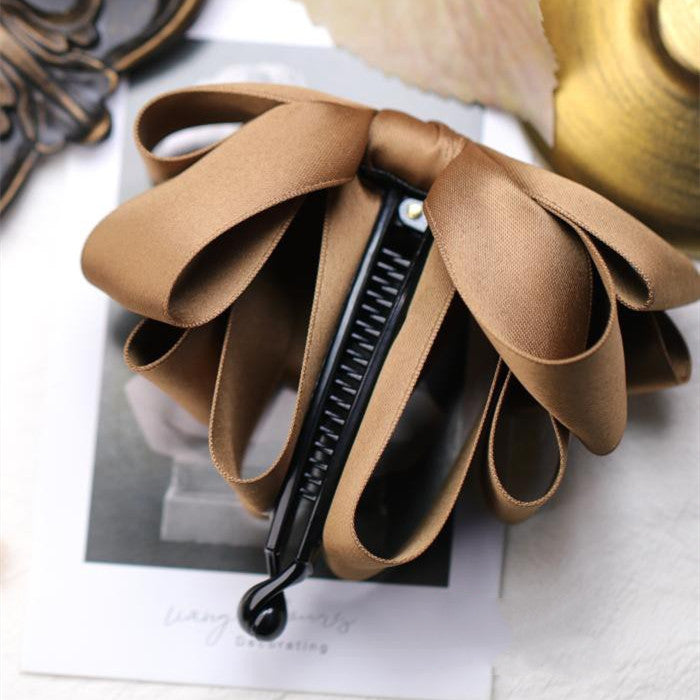 Three-dimensional Ribbon Big Bow Hairpin