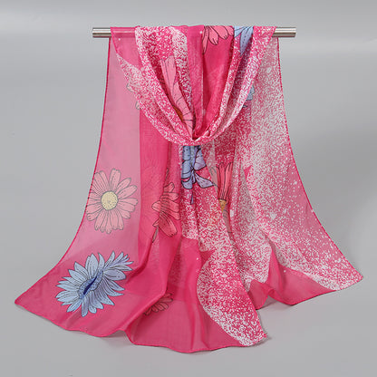 Little Chiffon Small Silk Scarf Scarf For Women