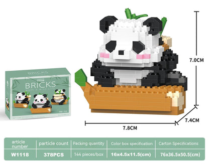 Giant Panda National Treasure Building Blocks Toys