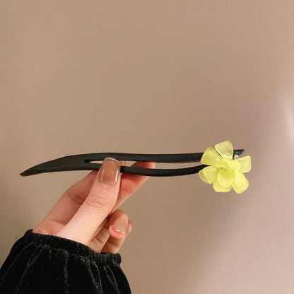 Simple Flower Hairpin Antique Chinese Temperament