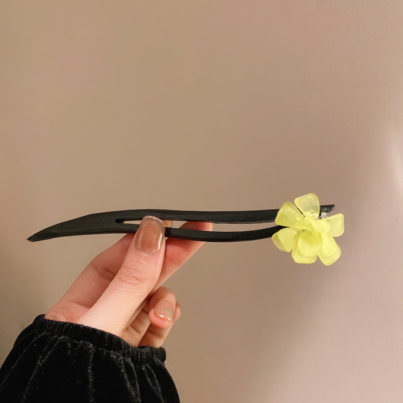 Simple Flower Hairpin Antique Chinese Temperament