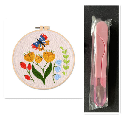 Handmade Embroidery Diy Poke Embroidery Material Package