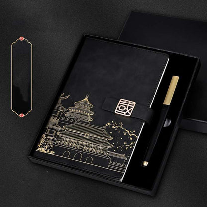 Chinese Style Palace Museum A5 Notebook Gift Box Set