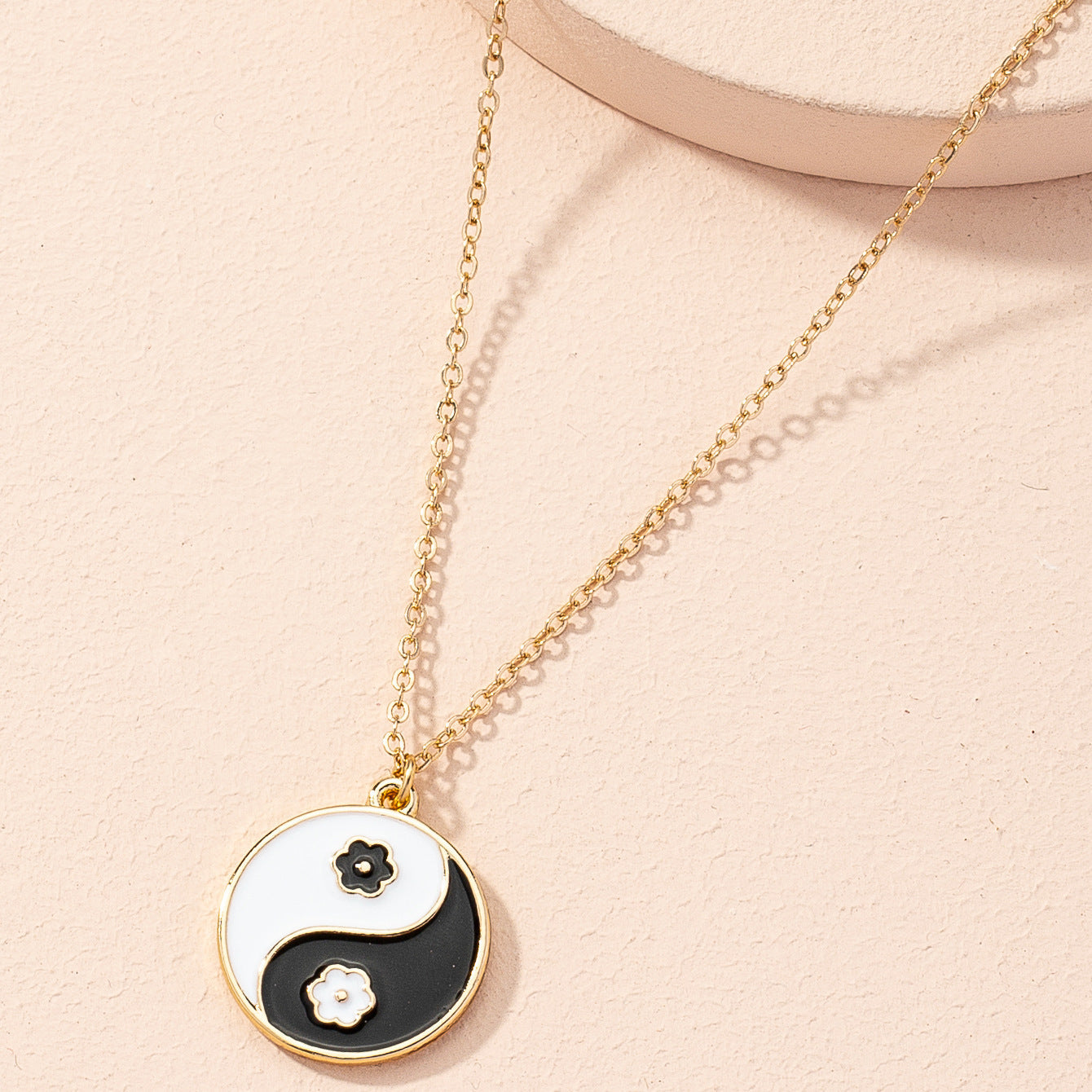 Tai Chi Bagua Necklace for Women Collarbone Chain