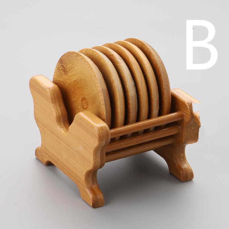 Chinese Style Kung Fu Tea Wooden Coasters Coffee Coaster Set