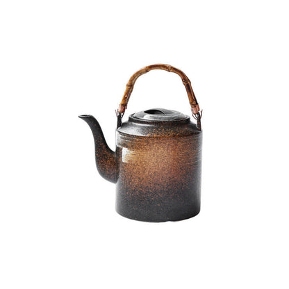 Large capacity ceramic teapot