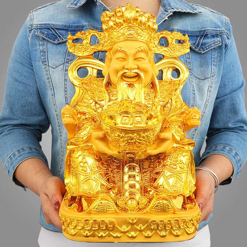 Civil God of Wealth Ornament Sand Gold Home Decoration