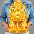 Civil God of Wealth Ornament Sand Gold Home Decoration
