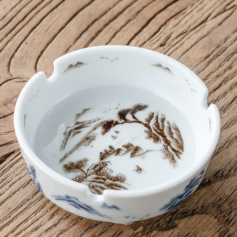 Creative Chinese Ceramic Ashtray Without Lid