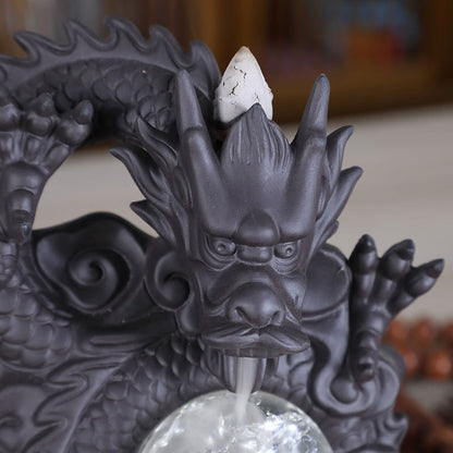 Dragon Playing Beads Sandalwood Aromatherapy Ornaments