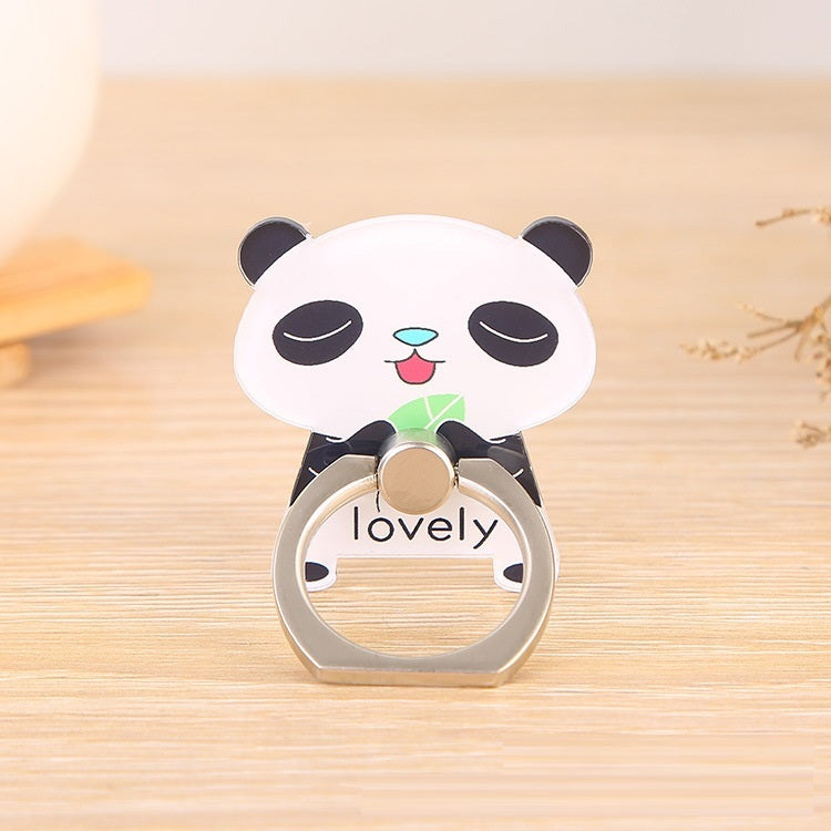 Cartoon Panda Phone Holder - Acrylic Ring Stand - China Creative Hub