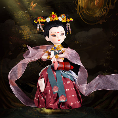 Dunhuang flying puppet doll national trend handmade jewelry, traditional cultural trendy ornaments