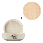 Chinese Style Fish Picture Retro Ashtray Ceramic Creative