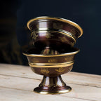 Copper God of Wealth Water Supply Cup for Buddha Cup