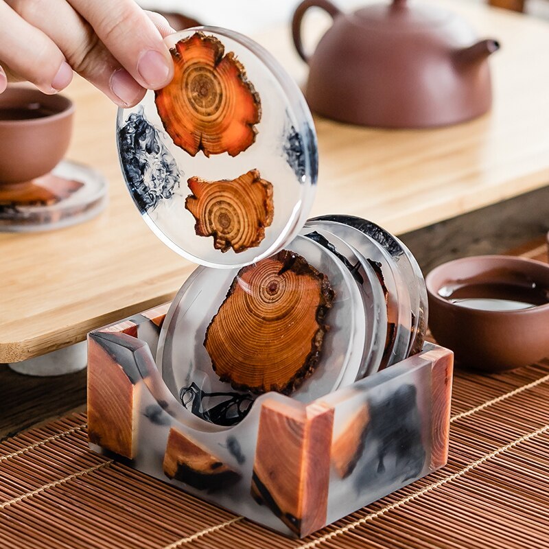Household Coasters Zen Tea Set Accessories